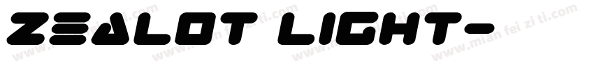 Zealot Light字体转换